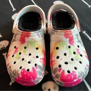 NEW Tye-dye CROCS clogs - Sherpa lined💕 -Women’s 7 NWOT